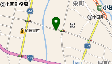 西沢理容店の地図画像