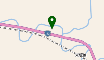 米沢国道維持出張所 沼沢ステーションの地図画像