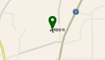 瑞岩寺の地図画像