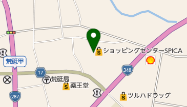 ショッピングセンタースピカいなほの地図画像