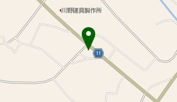 アオキ美容室の地図画像