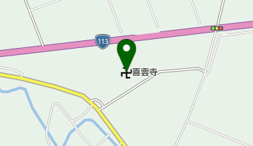 喜雲寺の地図画像