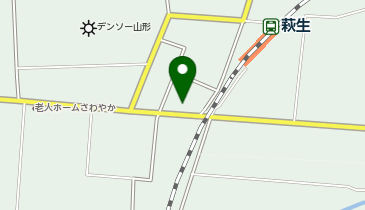 こまくさ理容店の地図画像