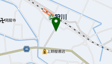 上野美容室の地図画像