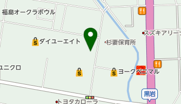 石井硝子株式会社福島支店の地図画像
