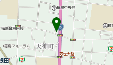 天神マッサージの地図画像