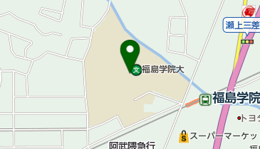 福島学院大学附属幼稚園の地図画像