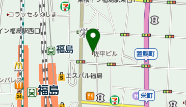 有限会社佐平の地図画像