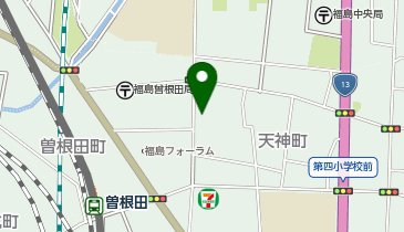 日本キリスト教団 信夫教会の地図画像