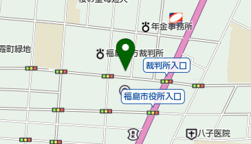 末日聖徒イエス・キリスト教会福島ワードの地図画像