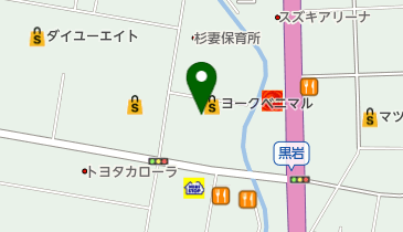 株式会社白洗舎綜合クリーニング ヨークベニマル南福島店の地図画像