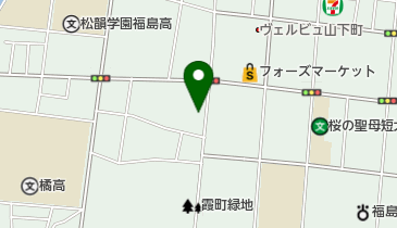 福島県空衛協会県北支部の地図画像