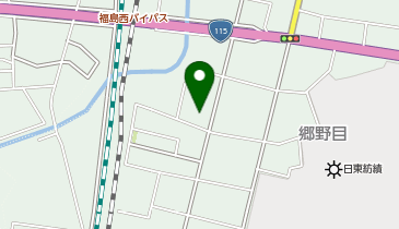 福島南子ども劇場の地図画像