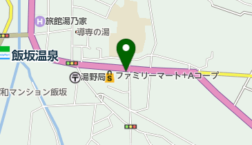 株式会社JAふくしま未来サービス Aコープ湯野店の地図画像