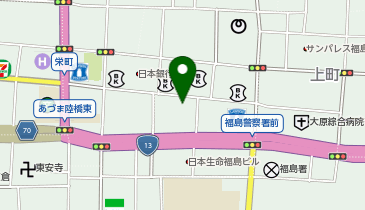 クロロフィル福島美顔教室の地図画像