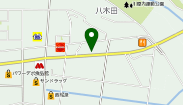 サイクルショップウメツの地図画像