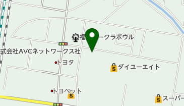 宇田自動車車体整備工場の地図画像