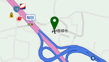 香積寺の地図画像