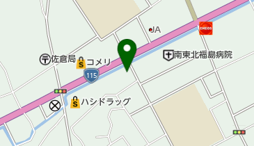 株式会社帝装化成東北圏営業所の地図画像