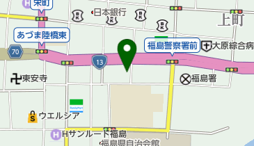 日本生命保険相互会社 ライフプラザ福島・ご来店窓口の地図画像