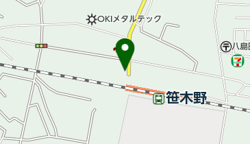 唯木理容所の地図画像