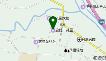 二井屋旅館の地図画像