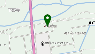 福島市役所 吉井田支所の地図画像