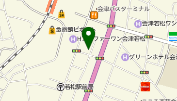 丸福衣料店の地図画像