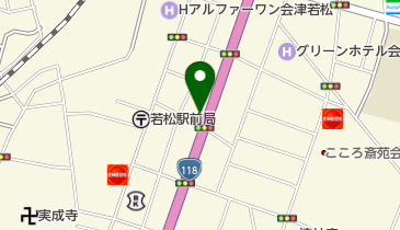 福島県家庭教師協会会津事務局の地図画像