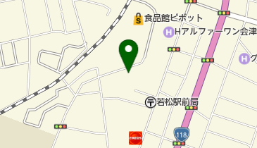 財団法人民族衣裳文化普及協会会津若松教室の地図画像