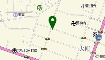 会津若松青色申告会の地図画像