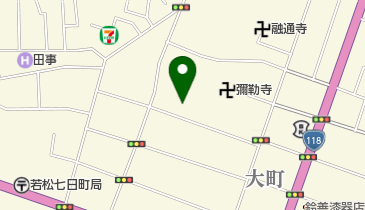 観音寺の地図画像
