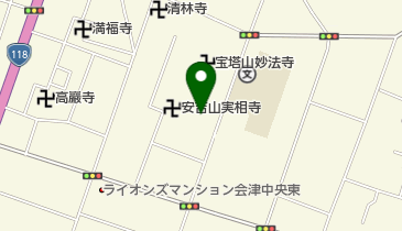 久福寺の地図画像