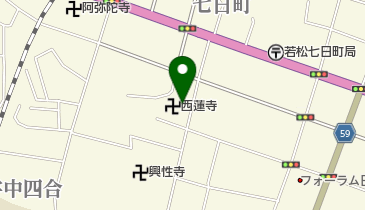 西蓮寺の地図画像