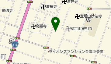 但心寺の地図画像