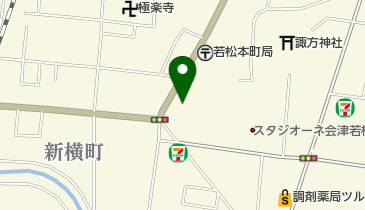 会津商工信用組合 本町支店の地図画像