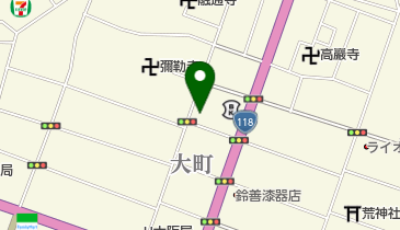 遠藤時計店の地図画像