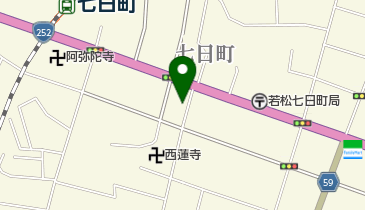 古川美容院の地図画像