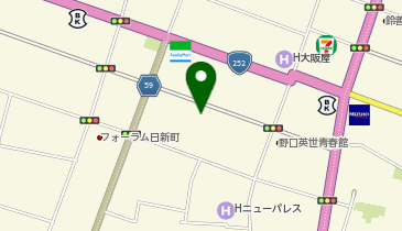 ベルジュバンスの店ヒロミの地図画像