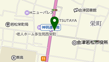 モードサロンブーケ会津店の地図画像