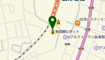 ごちそう館会津若松店の地図画像