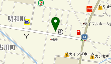 有限会社インテク若松店の地図画像