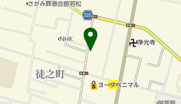 ワカバ理容所の地図画像