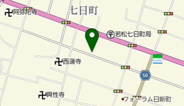 わかば理容所の地図画像