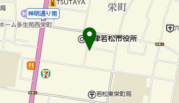 会津若松旅館ホテル組合の地図画像
