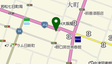 宇佐美食堂の地図画像