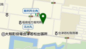 会津森林管理署の地図画像
