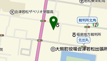 会津若松中小企業労働相談所の地図画像