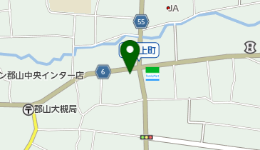 とみやま衣料品店の地図画像
