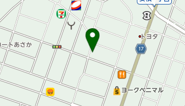 安積医科器械株式会社の地図画像